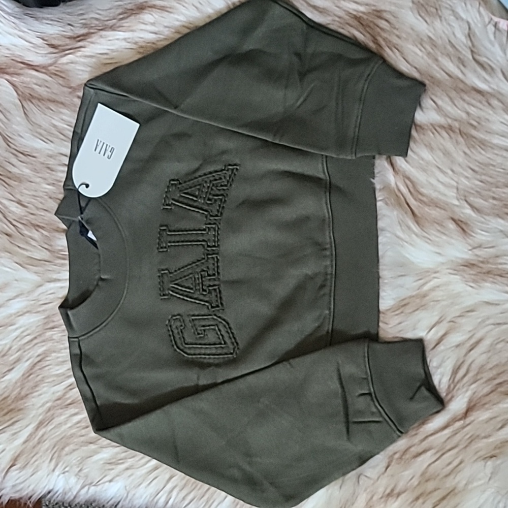 NWT GAP X Cult Gaia Collab Crewneck Olive Night Kids Various Sizes